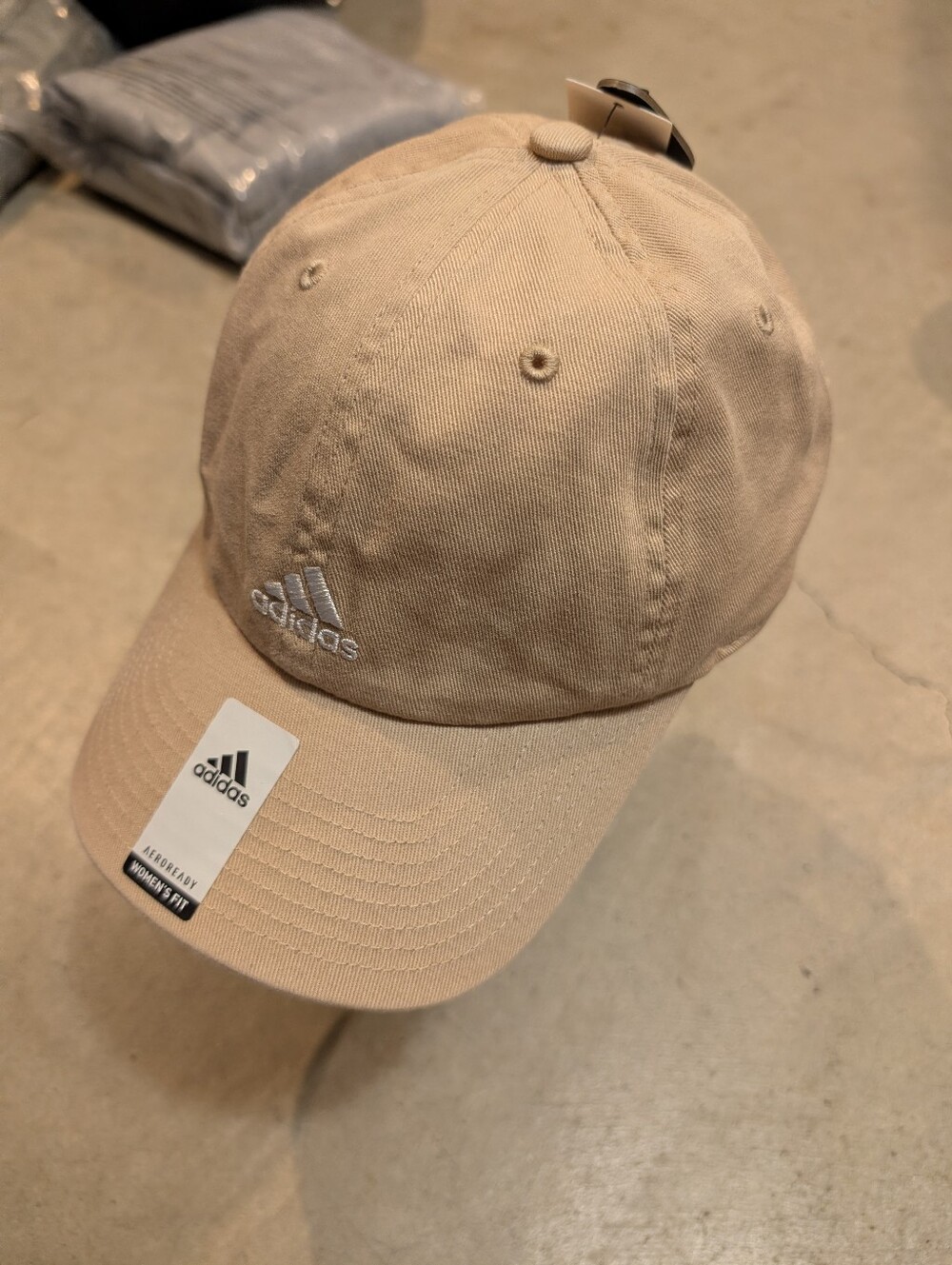 NWT Adidas Women's Saturday 2.0 Cap Tan Adjustable Strap Back